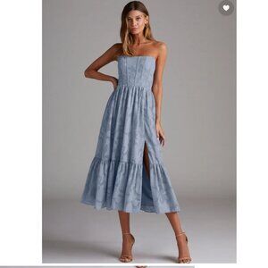 Azazie Delphina Bridesmaid Dress Dusty Blue